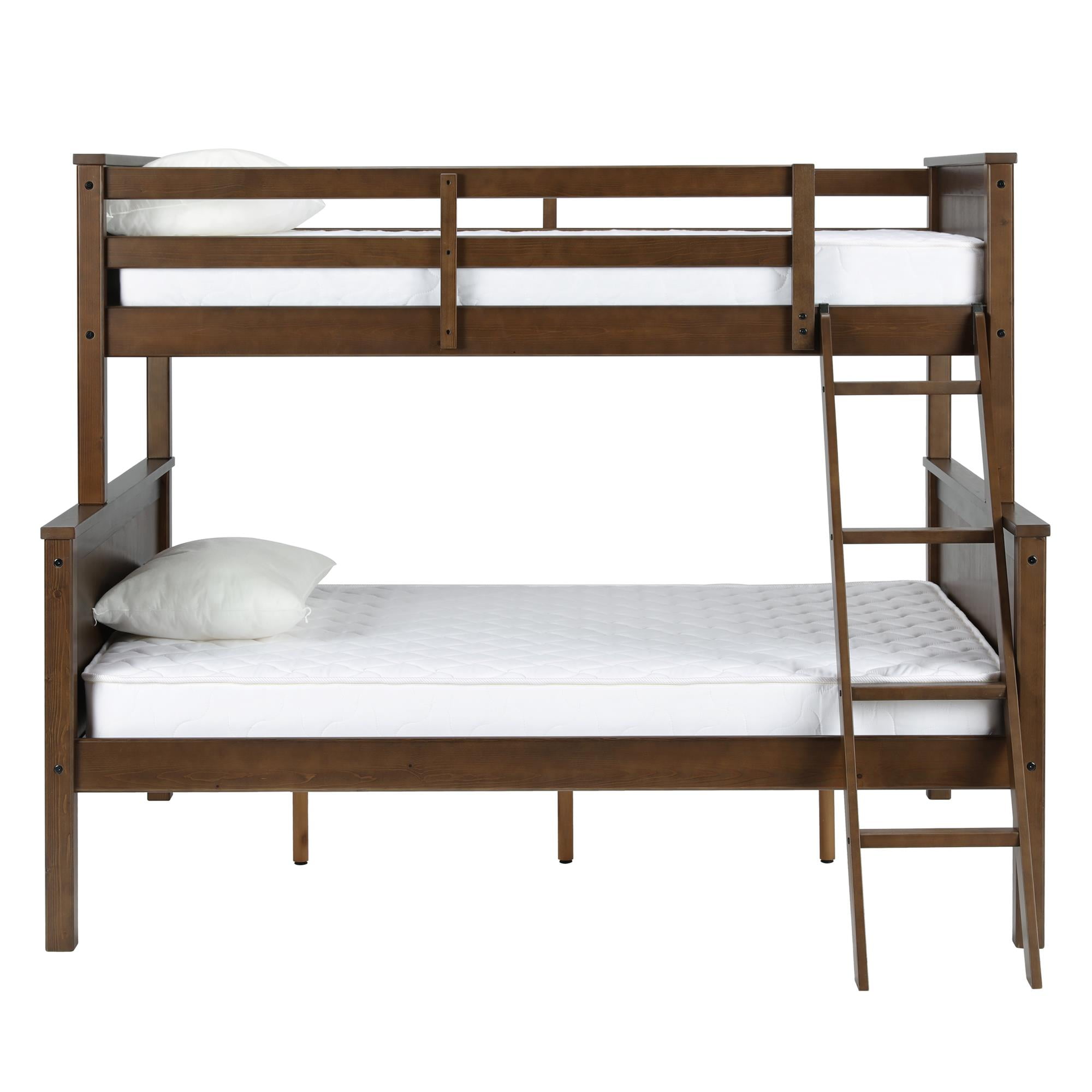 Better Homes and Gardens Ashcreek Twin over Full Bunk Bed, Mocha