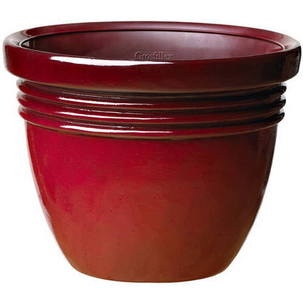 Better Homes and Gardens Bombay Decorative Outdoor Planter, Red Sedona - 12" - image 1 of 1