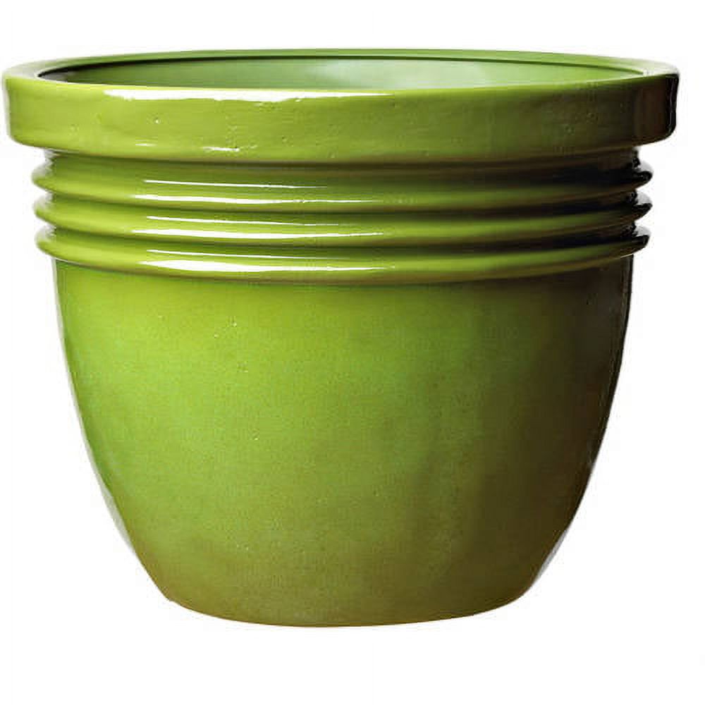 Better Homes and Gardens Bombay Decorative Planter, Green, Multiple Sizes - image 1 of 1