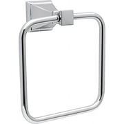 Better Homes and Gardens Chandler Towel Ring, Wall Mounted Bathroom Towel Holder, Chrome