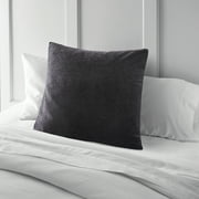 Better Homes and Gardens Chenille Euro Pillow Sham, Black, 26" x 26"