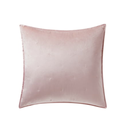 Better Homes and Gardens Cherry Solid Polyester Tufted Euro Sham, 26" x 26"