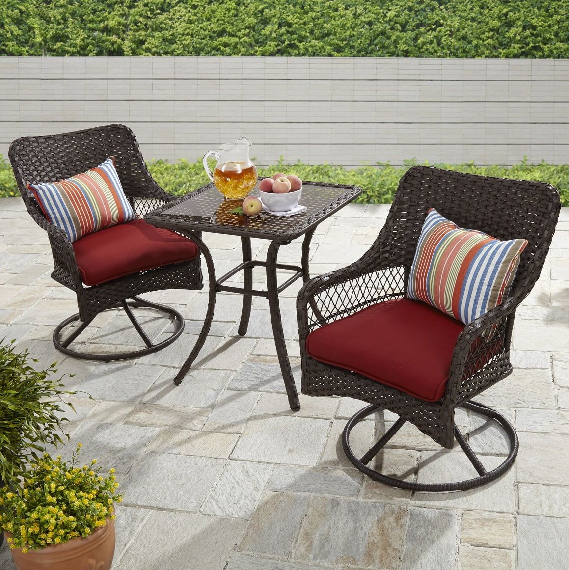 Better Homes and Gardens Colebrook 3 Piece Outdoor Bistro Set