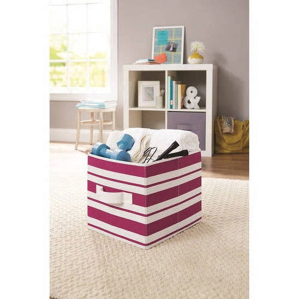 Better Homes and Gardens Collapsible Fabric Storage Cube, Set of 2, Multiple Colors