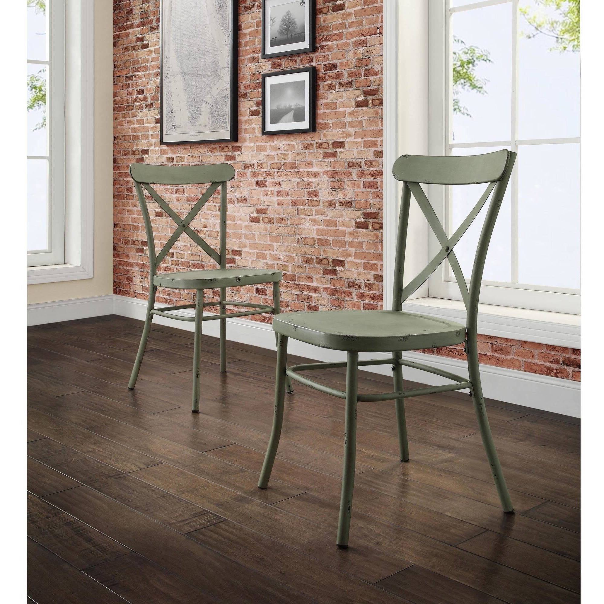 Better homes and gardens collin distressed dining chair new arrivals