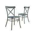 thumbnail image 1 of Better Homes and Gardens Collin Distressed Dining Chair, Set of 2, Silver Finish, 1 of 11