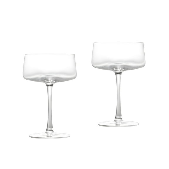 Better Homes and Gardens Coupe Glass 2pk Clear