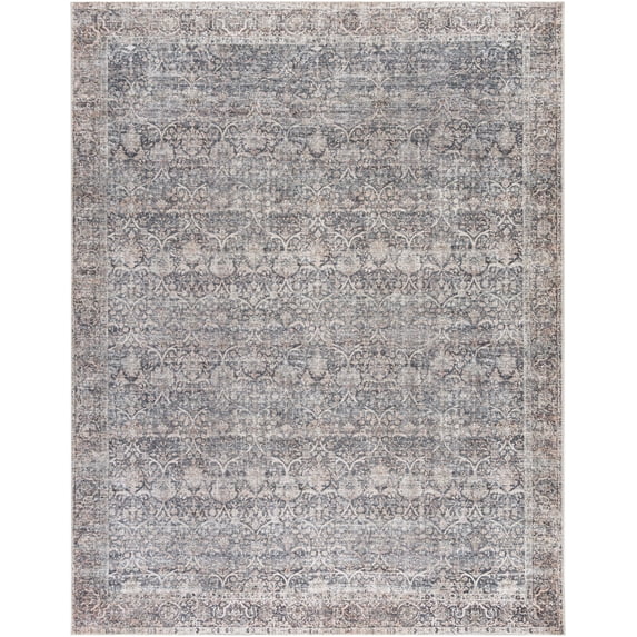 Better Homes & Gardens Damask Multi Indoor Area Rug, 8' x 10'