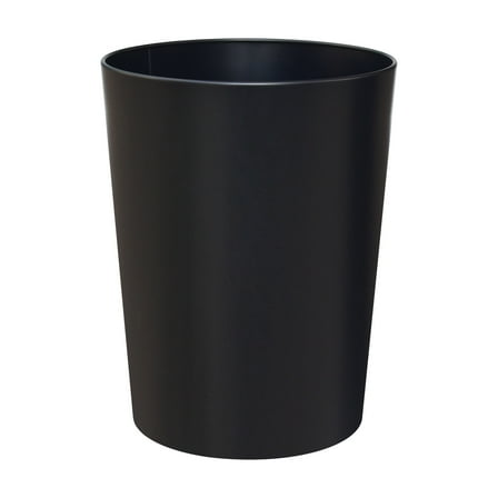 Better Homes & Gardens Decorative Metal Wastebasket, Black