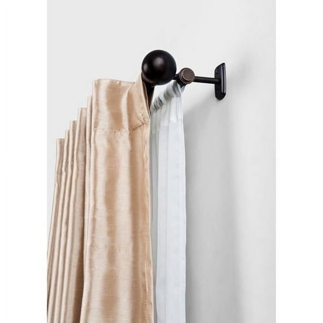 Better Homes and Gardens Double Curtain Rod, Oil Rubbed Bronze