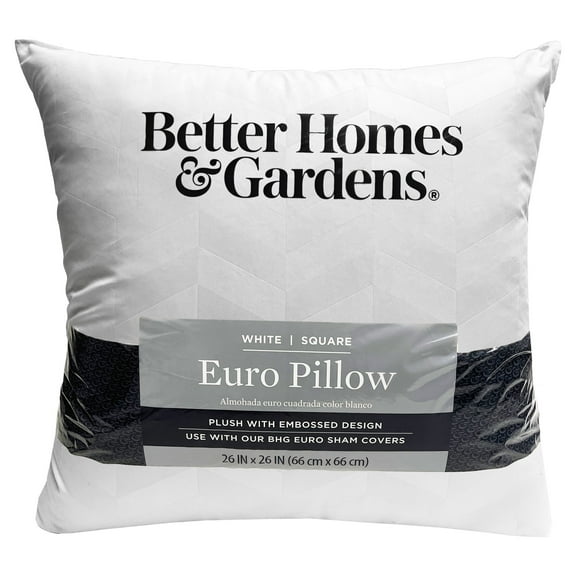 Better Homes & Gardens Euro Pillow, 26"x26" - Plush, Hypoallergenic