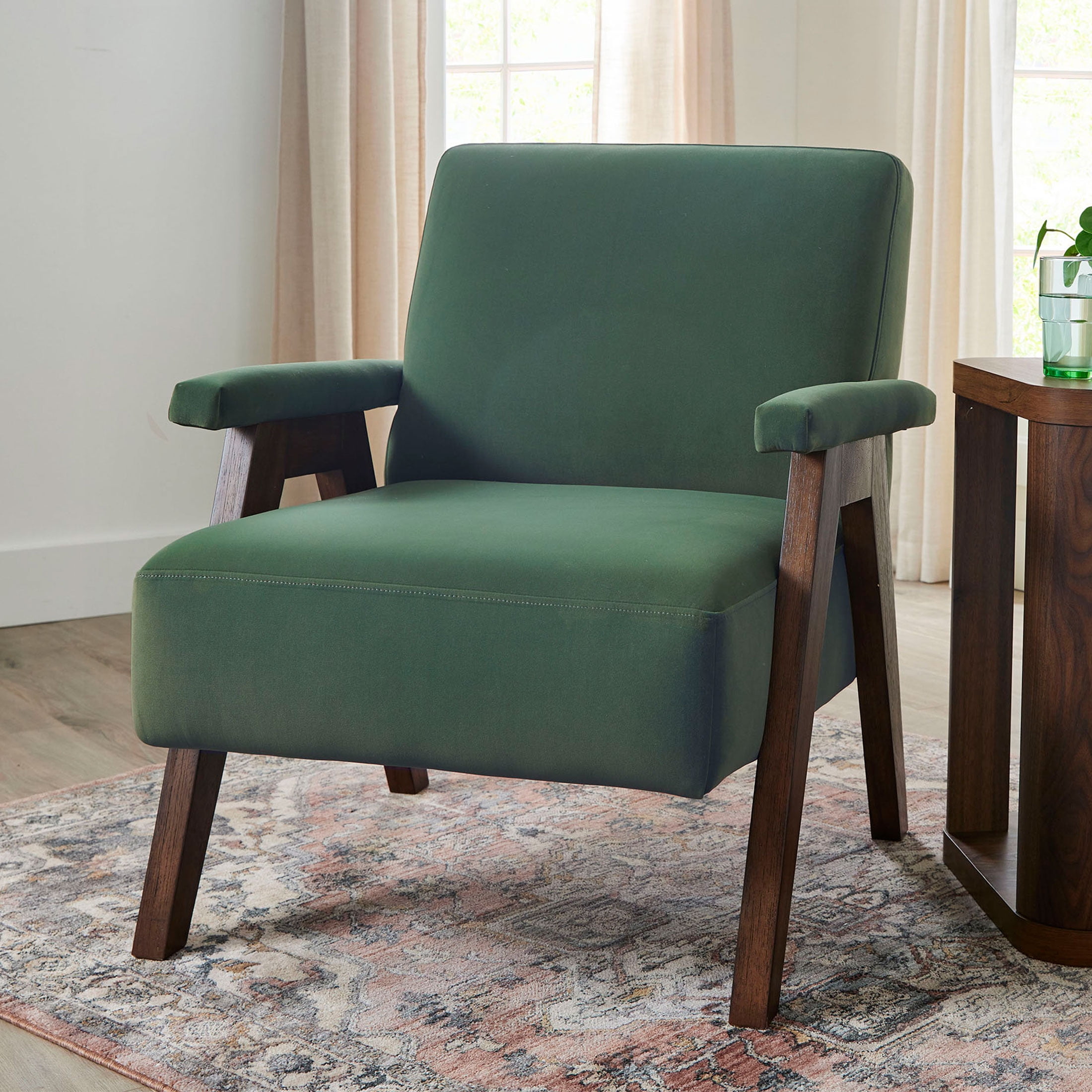 Free Shipping! Better Homes & Gardens Ezra Accent Chair, Olive