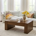 thumbnail interactive-video image 1 of Better Homes & Gardens Ezra Oversized Coffee Table, Walnut, 1 of 13