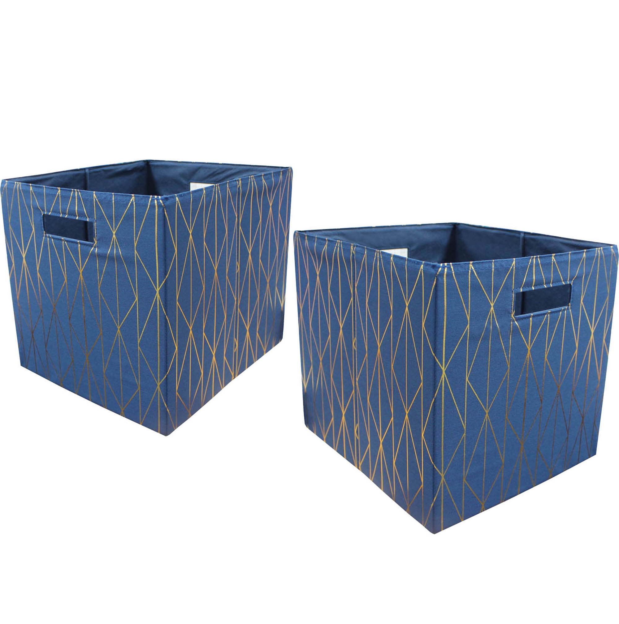 Better Homes and Gardens Fabric Cube Storage Bins (12.75" x 12.75