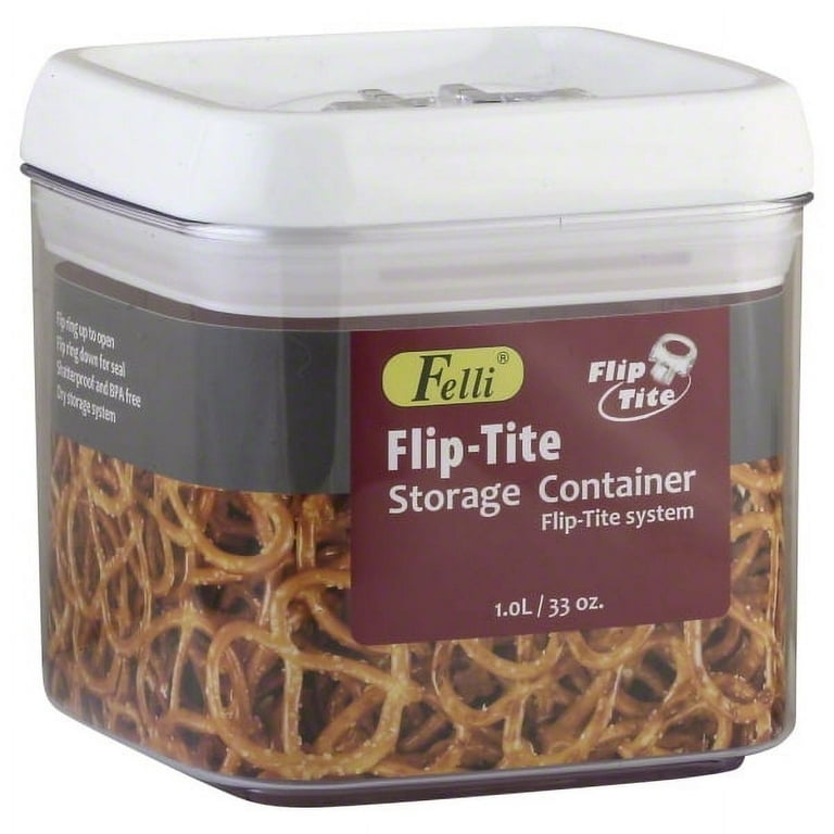 Better Homes & Gardens Canister Pack of 4, Flip Tite Square Food