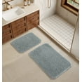 thumbnail image 1 of Better Homes and Gardens Grey Cloud 2pc Bath Rug Set, 17 x 20 & 20 x 30, Polyester, 1 of 6