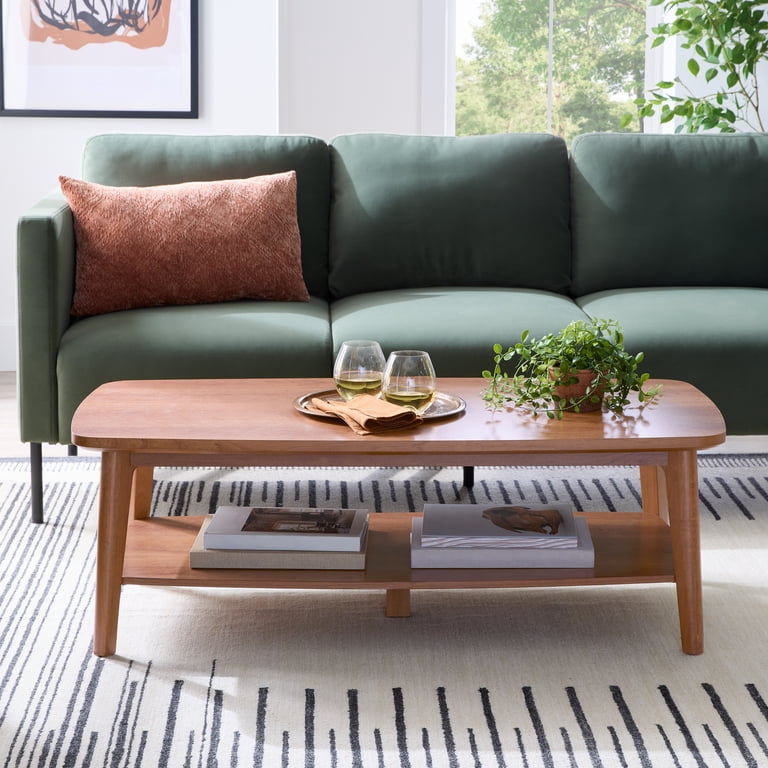 Better Homes & Gardens Greyson Coffee Table, Acorn Finish