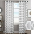 thumbnail image 1 of Better Homes and Gardens Ikat Diamonds Curtain Panel, 1 of 5