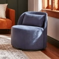 thumbnail image 1 of Better Homes & Gardens Juliet Modern Arch Swivel Accent Chair, Navy, 1 of 12