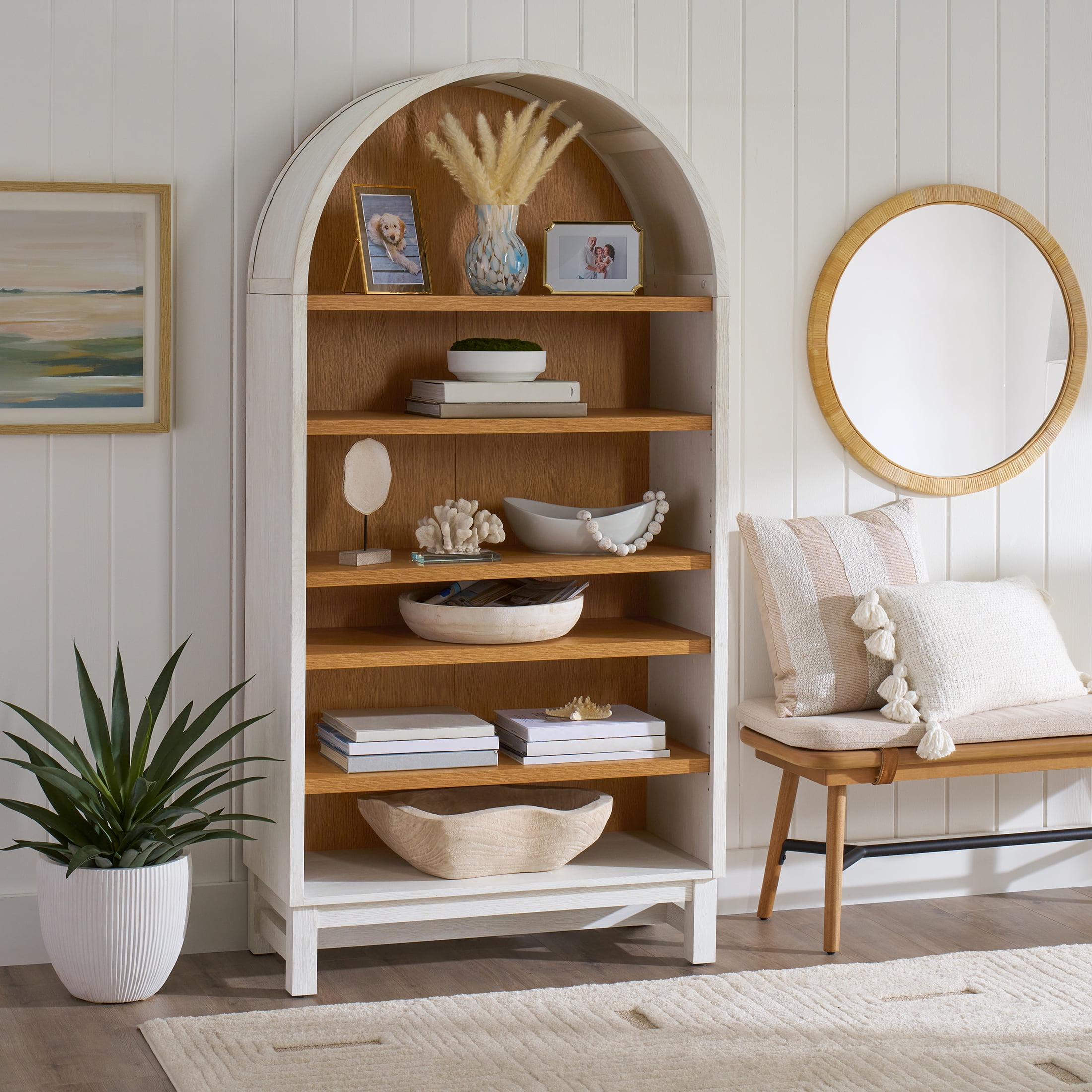 Better Homes & Gardens Juliet Open Arch Bookcase