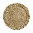 thumbnail interactive-video image 1 of Better Homes and Gardens Jute Flower Design Placemat Woven for Dining Table Décor 15" Round, 1 of 9