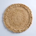 thumbnail interactive-video image 1 of Better Homes & Gardens Jute Flower Design Placemat, 15 in Round, 1 Placemat, 1 of 11