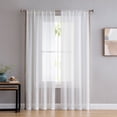 thumbnail image 1 of Better Homes and Gardens Jute Trim Edge Window Curtain Panel - Set of 2, 1 of 3
