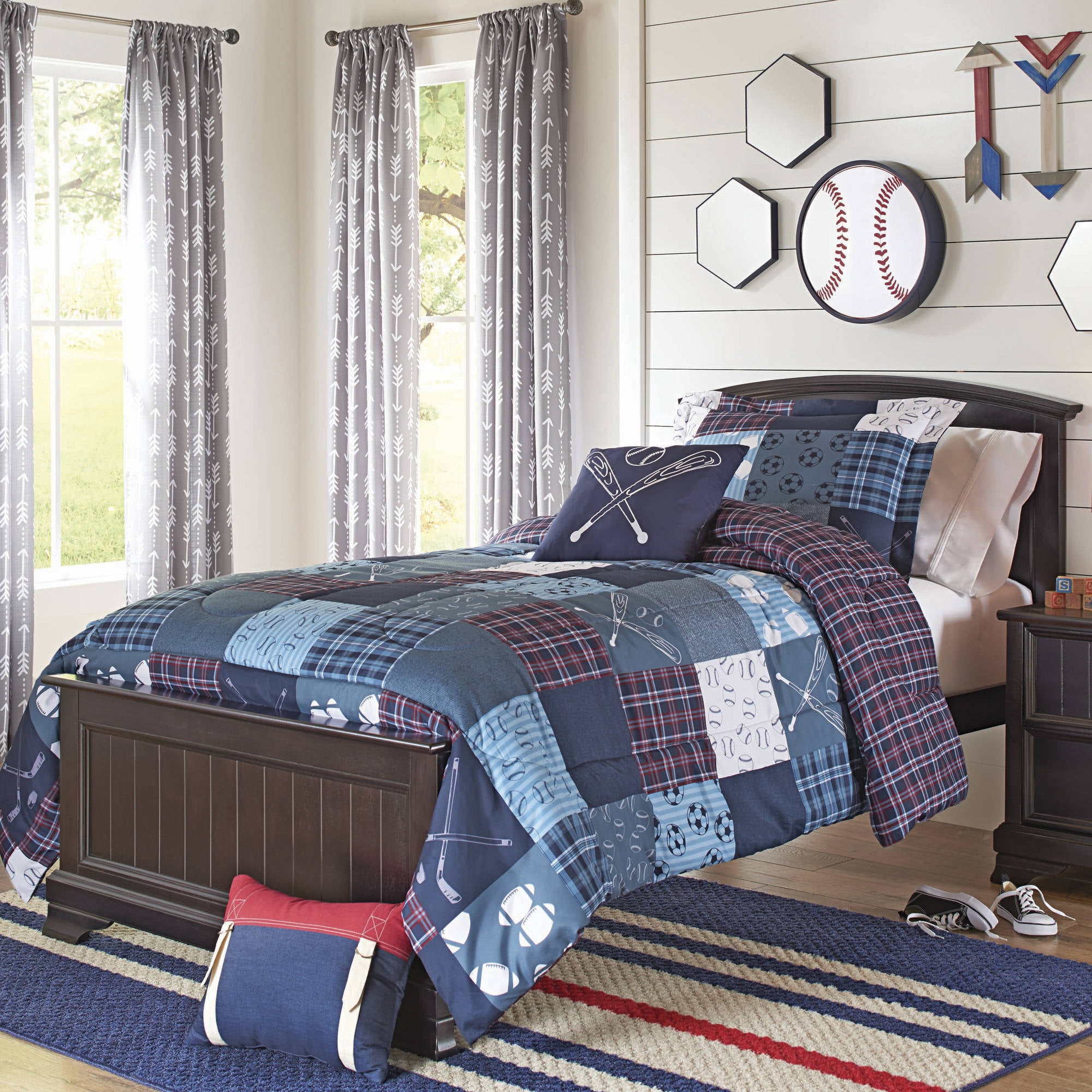 Better Homes and Gardens Kids Sports Bedding Comforter Set