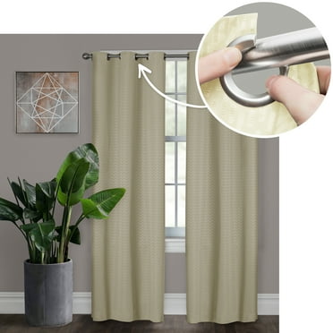 Better Homes and Gardens Larson Easy Hang Grommet Window Panel
