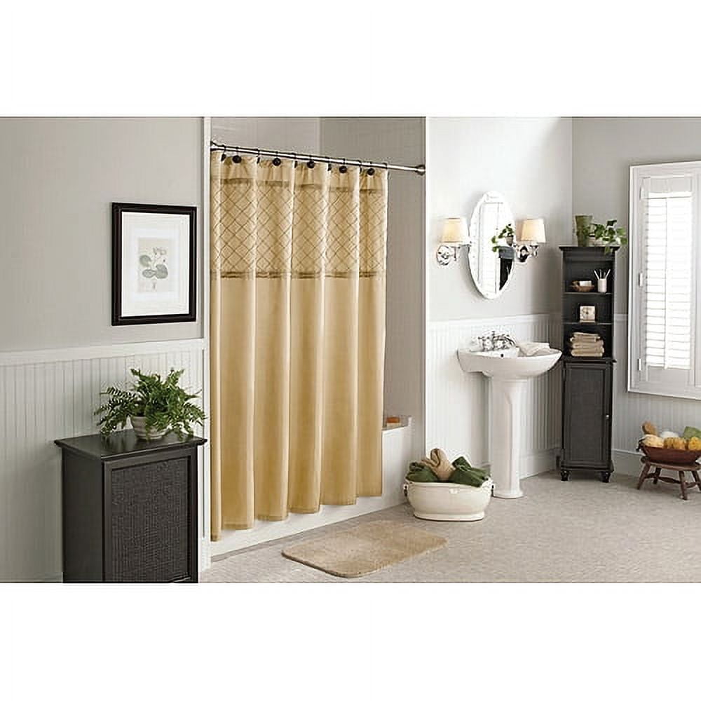 Better Homes and Gardens Lattice Pintuck Shower Curtain