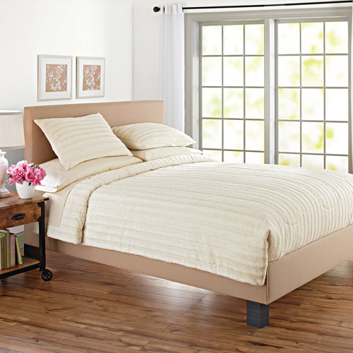 Better Homes and Gardens LongFur Bedding Comforter Mini Set