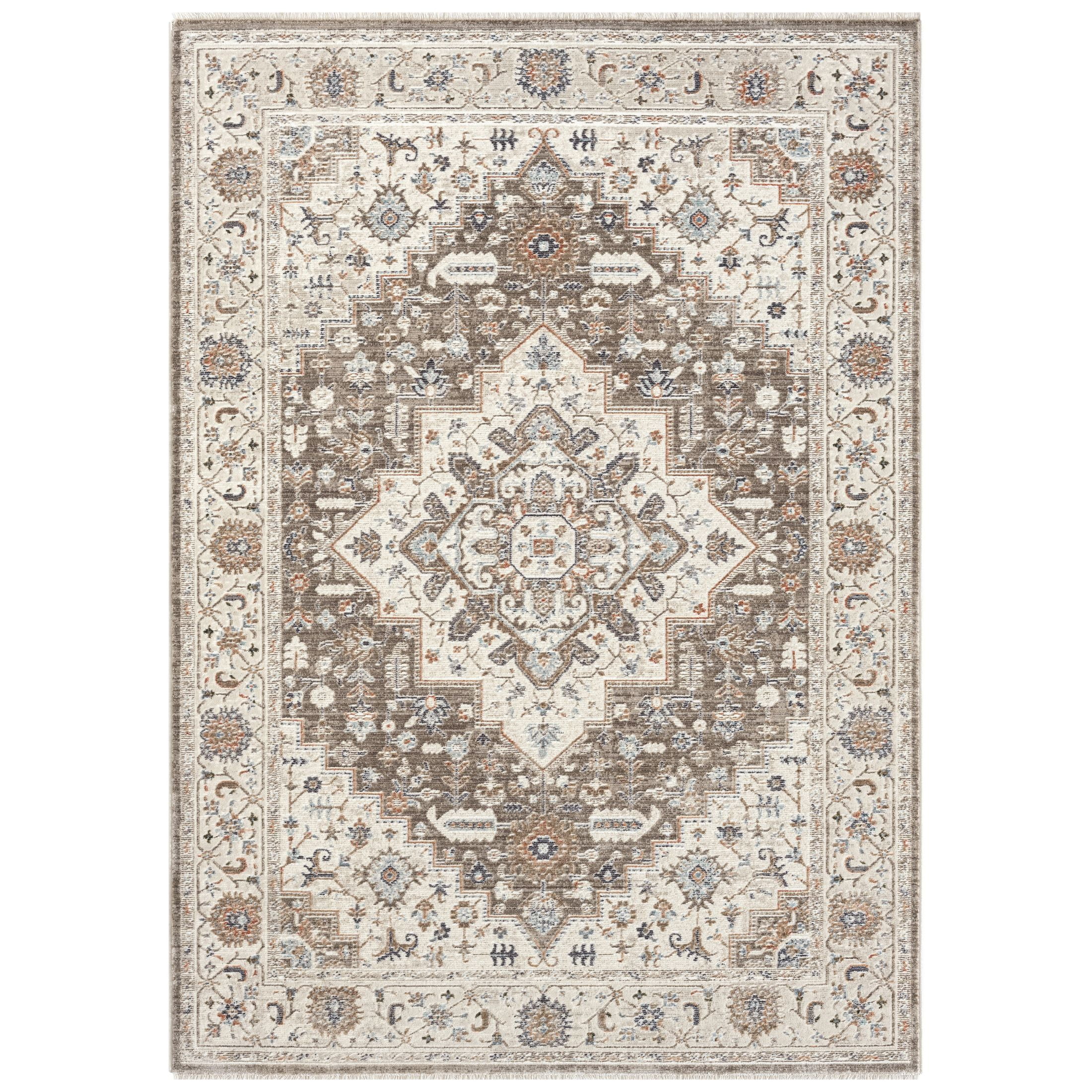 Better Homes and Gardens Medallion Area Rug, Multicolor, 7'11