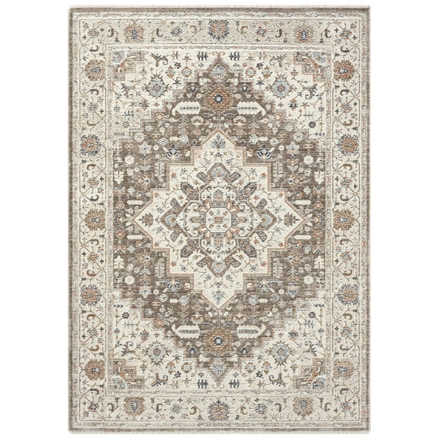 Better Homes and Gardens Medallion Area Rug, Multicolor, 7'11"x10'2