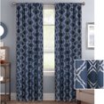 thumbnail image 1 of Better Homes and Gardens Metallic Foil Trellis Curtain Panel, 1 of 4