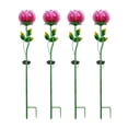 thumbnail image 1 of Better Homes and Gardens Pink Peony Solar Garden Stake Set of 4, 1 of 6