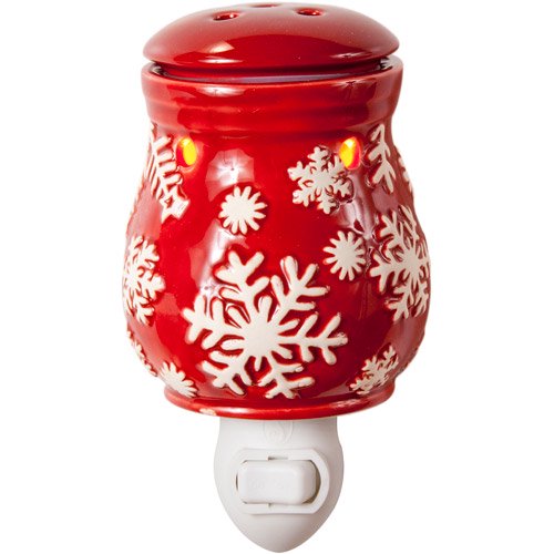 Better Homes and Gardens PlugIn Warmer, Embossed Red Snowflake