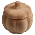 thumbnail image 1 of Better Homes & Gardens Flocked Pumpkin Jar Candle, Pumpkin Snickerdoodle Swirl, 2-Wick, 12.7 oz, 1 of 10
