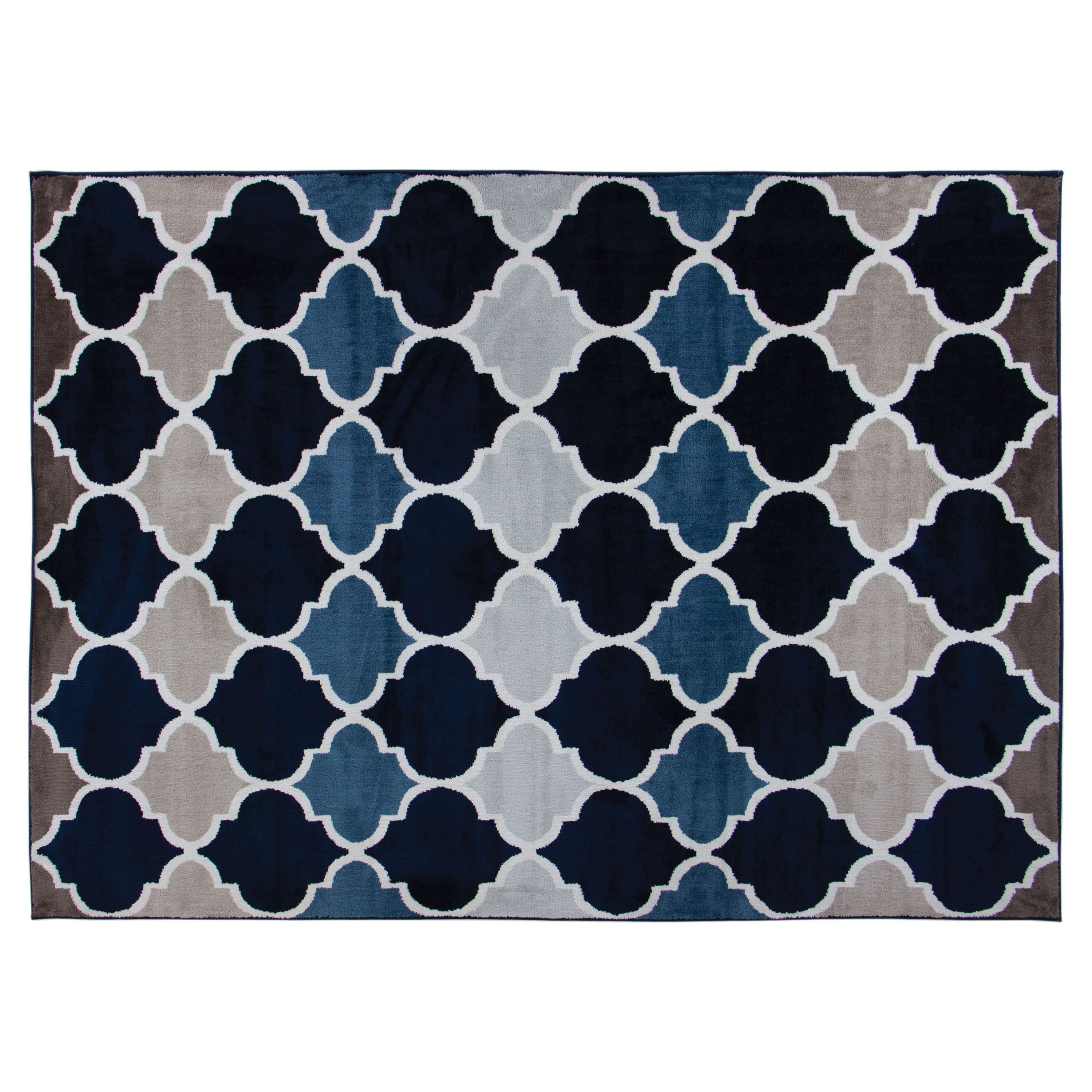 Better Homes and Gardens Quatrefoil Polyester Rug