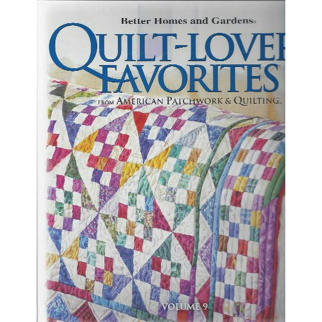 PreOwned Better Homes and Gardens QuiltLovers' Favorites Volume 9 [Spiralbound] Paperback