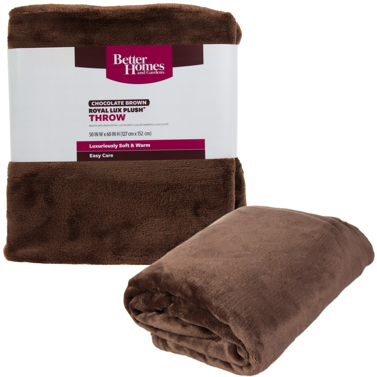 Better Homes and Gardens Royal Plush Throw Blanket - image 1 of 4