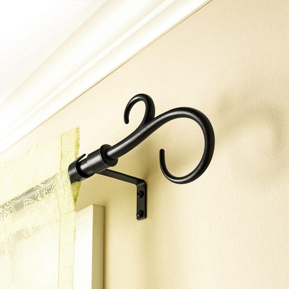 Better Homes and Gardens Scroll Curtain Rod, 5/8" Rod Diameter