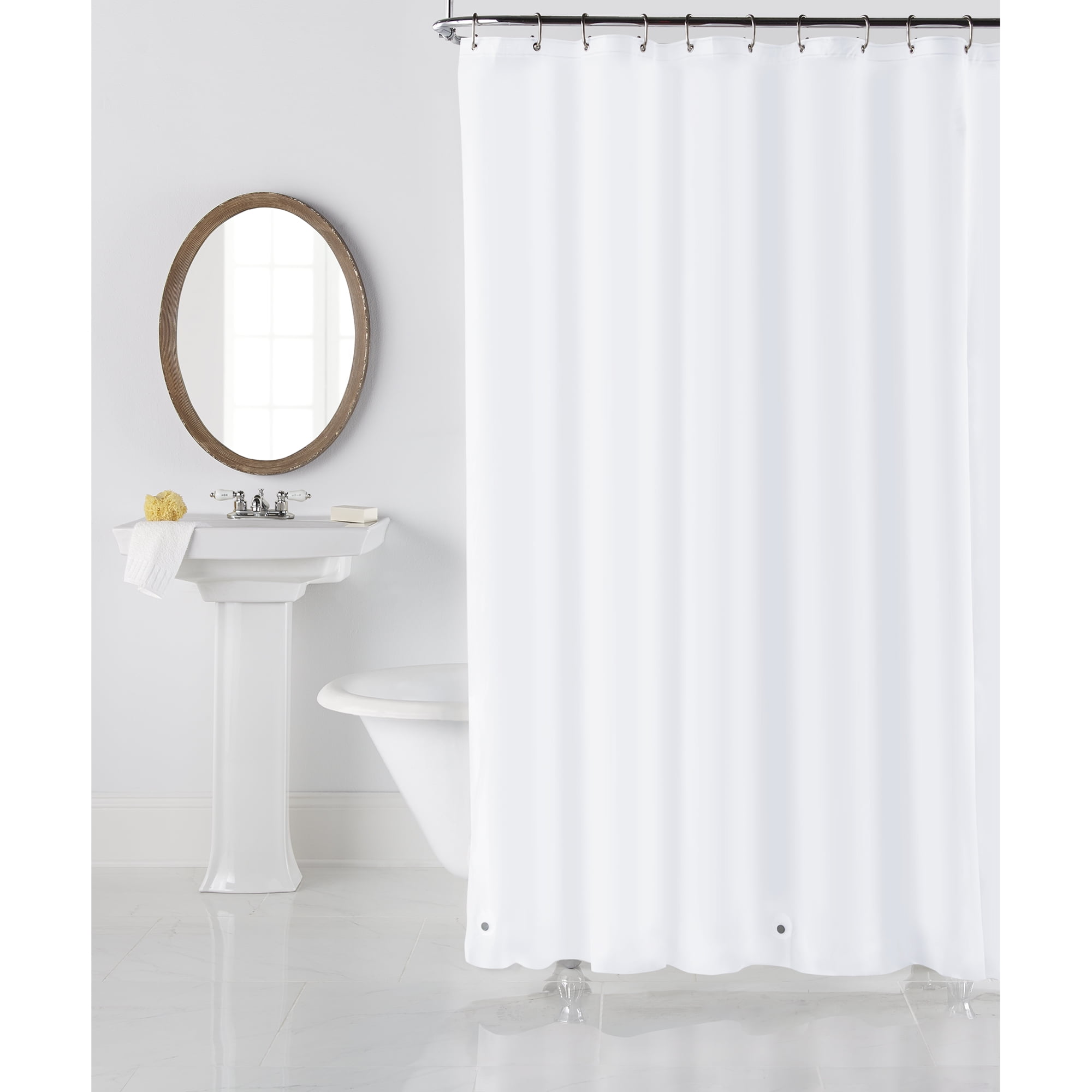 Heavy Thickness White Shower Liner 70 x 72 - Walmart.com