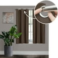 thumbnail image 1 of Better Homes & Gardens Simon Solid Textured Curtain Panel, Choclate, 40" W x 63" L, 1 of 6