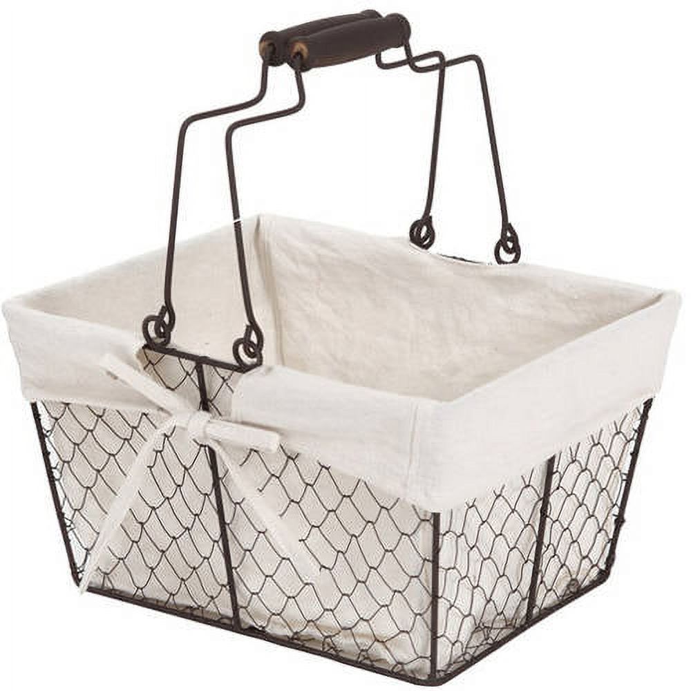 Better Homes and Gardens Small Chicken Wire Basket, Black - image 1 of 1