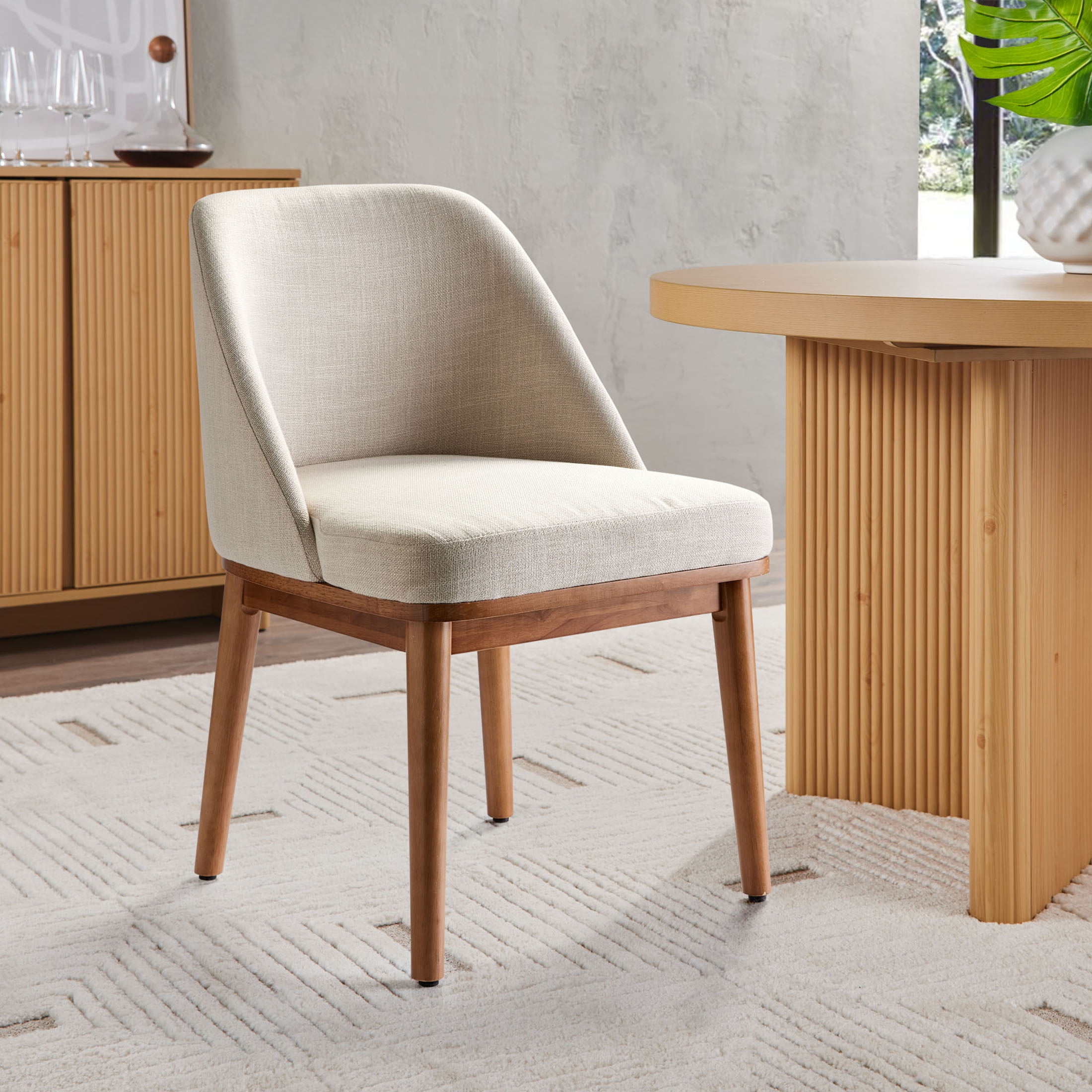 Better Homes and Gardens Springwood Dining Chair, Light Honey Finish