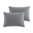 thumbnail image 1 of Better Homes and Gardens Standard Quilted Pillow Sham, Grey, 2 Pack, 1 of 6