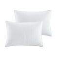 thumbnail image 1 of Better Homes and Gardens Standard Quilted Pillow Sham, White, 2 Pack, 1 of 5