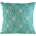 Better Homes and Gardens Teal Crewelwork Pillow