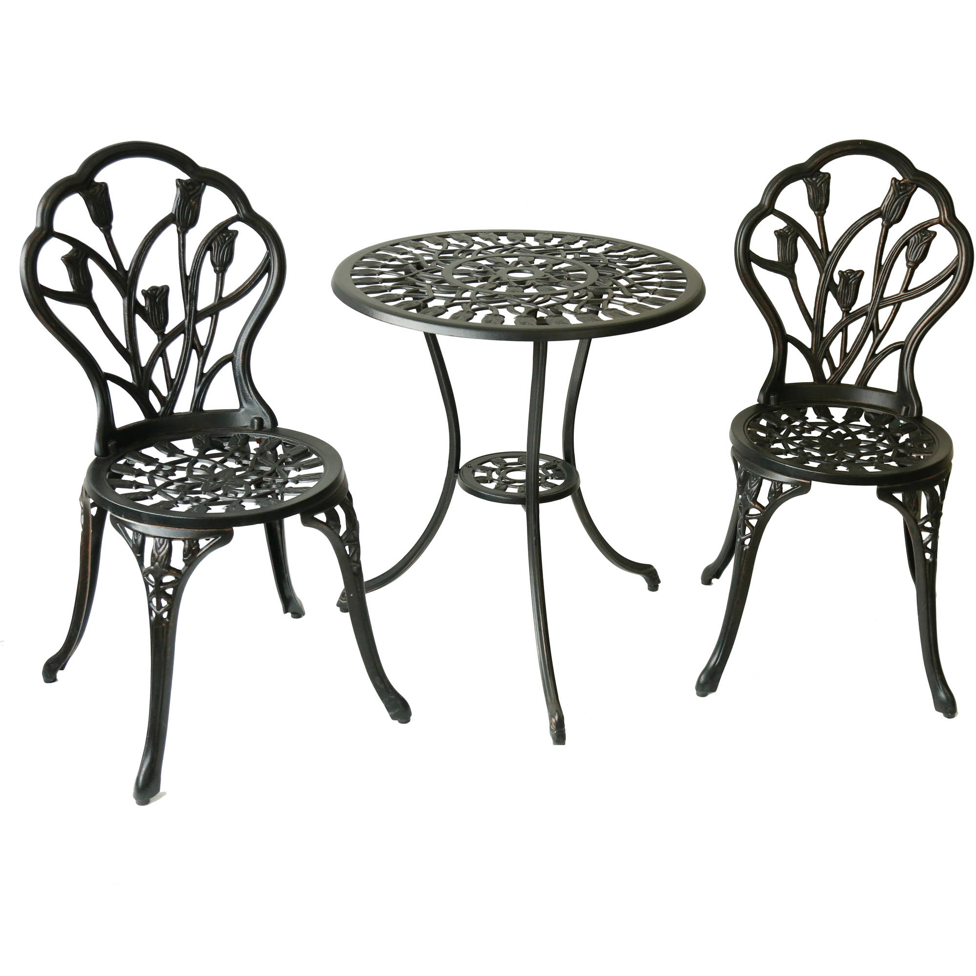 Better Homes and Gardens Tulip 3-Piece Outdoor Bistro Set - image 1 of 8