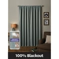 thumbnail image 1 of Better Homes and Gardens Ultimate Light Blocker 100 Percent Blackout Tiffany Window Curtain, 1 of 5